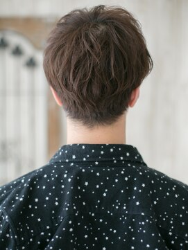 モッズヘア メン 南越谷南口店(mod's hair men) 前髪パーマカジュアルアースカラーメンズショートX南越谷