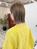 ノエ ナゴヤ(NOE NAGOYA)&nbsp;切りっぱなしボブ×透明感カラーT27