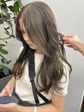 パークレーン アイス イヴェン(park lane ICI yeven) ブリーチなし　オリーブベージュ　アッシュベージュ　/akari