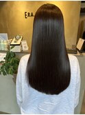 黒髪暗髪ストレート艶髪ロングヘア髪質改善トリートメント