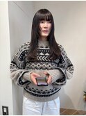 顔周りレイヤーくびれレイヤーおくれ毛前髪万代新潟
