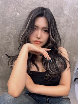 キング(K!ng) 縮毛矯正髪質改善ハイライトレイヤーカット枚方美容室エクステ