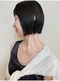 大人切りっぱなしボブ