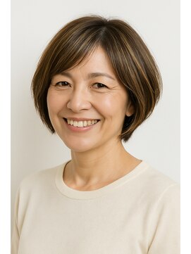 カラーを重ねても輝く髪に。オーガニックカラーハイライト