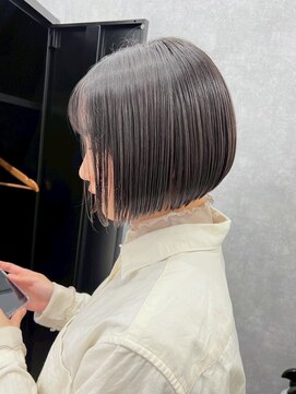 ナンバー ソポ 札幌/ジャム 札幌(N° sopo/JAM) 髪質改善ミニボブ＆透明感ダークグレー/大通駅個室サロン