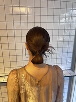 カチモリ　ヘアセット　ヘアアレンジ　韓国風　お呼ばれヘアー