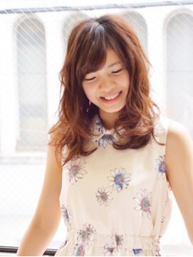 ヘアカフェ コトノハ(hair cafe Kotonoha) 【コトノハ】分け目ぼかしレイヤーカット20代30代40代小顔デジパ