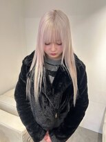 ベレーザ 渋谷神南(Beleza)&nbsp;14684ホワイトブロンド髪質改善ストレートミルクティーベージュ