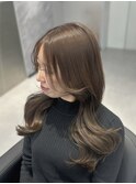 ヘーゼルベージュ/韓国風巻き【小山田繭】20代30代40代