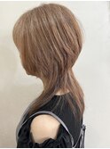 剛毛・クセ毛で広がりやすい方におすすめのくびれウルフスタイル