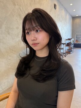 ラヴィズム 長岡店(LUVISM) 韓国/顔周りレイヤー/ダブルカラー/ベージュ/前髪新潟長岡宮関