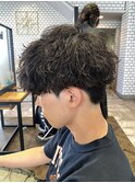 ナチュラルマッシュ×シャドウパーマ×波巻きパーマ［9月］