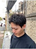 【IRIE HAIR福岡】ピンパーマ×スパイキーショート