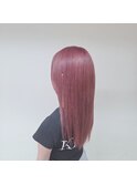 久留米【voice】カシスピンクカラー　stylist 河野響薫