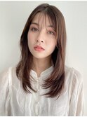 レイヤースタイル*レイヤーカット*前髪カット*シースルーバング