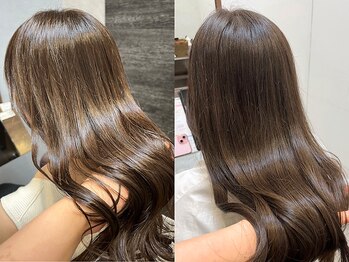 ラテ(Latte)の写真/【カラーをすること自体が髪質改善】当店独自の髪質再生で白髪染めも驚きの仕上りを実感[自由が丘駅1分]
