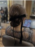 ヘアアレンジ、お呼ばれヘア、結婚式ヘア、成人式ヘア、まとめ髪