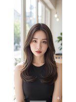 リリノ 豊中曽根店(Lirino.Co)&nbsp;羽エクステ×ブリーチカラー×韓国風