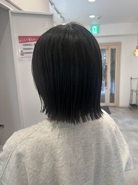 アンフレール ぱつっとボブ