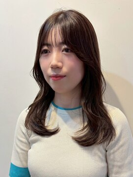 カノエ 山口小郡店(canoe) 髪質改善/ミディアムレイヤーカット/ブラウン
