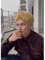 コードバイケンジ 戸塚(CODE by KENJE) 王道金髪スパイキーヘア