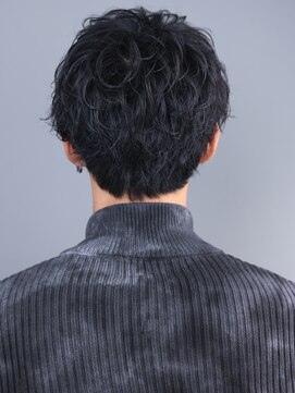 リップス レイ ギンザ(LIPPS Ray GINZA) ツーブロックランダムカールシャドウマッシュ バック