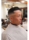 サイドパートスキンフェードカットシェービング吉祥寺理容室