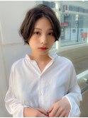 『LOBBY』三浦　やわらか大人ショート×ナチュラルブラウン☆