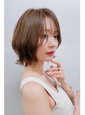 【顔周りカット】【小顔カット】【アッシュベージュ】20代30代