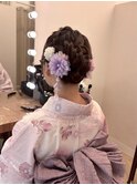 浴衣着付とヘアメイク♪