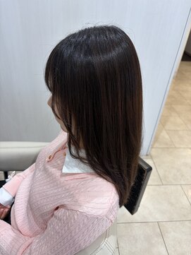 アッシュ 仙川店(Ash) ひし形レイヤーボブ縮毛矯正髪質改善ハッシュカットクラゲカット