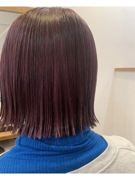 アンドシェリ(&Cheri) バイオレットカラー×ボブ