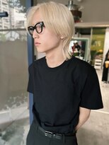 クペウイビ 心斎橋(cope'u yive)&nbsp;メンズ/ハイトーン/ダブルカラー/ケアブリーチ/ブロンド/心斎橋