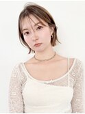  ☆切りっぱなしボブ　韓国風ミディアムレイヤー☆イメチェン