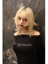アンブル リュクス 池袋(amble luxe)&nbsp;ホワイトブロンドウルフレイヤー