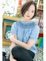 ENOAhair&spabyCOVERHAIR【ショート/白髪染め ぼかし/ヘッドスパ】【10/1開店(予定)】&nbsp;川口／大人女性の前下がりショートボブ×小顔カット