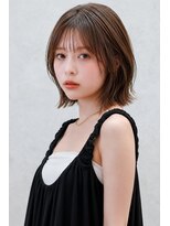 オーブ ヘアー アリエル 広島6号店(AUBE HAIR ariel)&nbsp;20代・30代_切りっぱなしボブ_結べるボブ_外ハネヘア