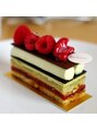 アース 新所沢店(HAIR&MAKE EARTH)&nbsp;ピスタチオとクランベリーのケーキが大好きです。