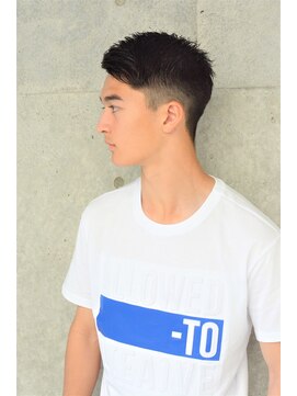 美容室ピュール(PUUR) 刈り上げセミウェットショートフェードスタイル/2Way/ビジカジ