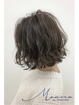 モアナ バイ ヘッドライト 駒沢大学店(Moana by HEADLIGHT) Moana☆オリーブアッシュ☆低音デジタルパーマ