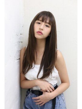 ネオリーブ シュシュ 神保町店(Neolive susu) 【エリアNo.1】うるつやストレートロング  ベビーバング