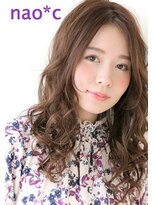 ナオシ トレス 富雄店(nao*c tres)&nbsp;【nao*c富雄店】マロンベージュカラー☆ほつれロングウェーブ