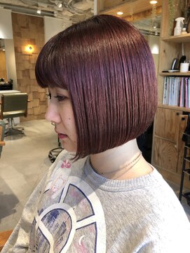 トレス(TRESS) 《デザインボブ》ピンクカラー