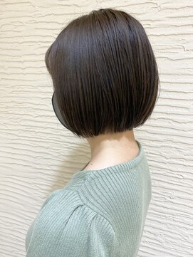 モリオ フロム ロンドン サッポロファクトリー店(morio FROM LONDON) 【morio】札幌ボブ　ぱつっとラインの収まるボブ