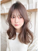 シースルーバングくびれ（大人かわいいフェザーバング