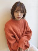 韓国風大人小顔ガーリーくびれゆるふわ巻き外はねショートボブ