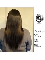 エクステンション キュー(extension Q)&nbsp;プルエクステ/プラチナ毛質42cm(長さ/胸下位)100本16,600円