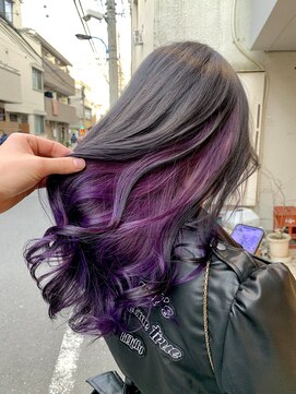 ブゾン(buZon) バイオレット系インナーカラー