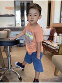 【MICHI 富田店　古作蓮】キッズ　ブリーチカラー