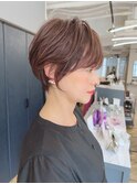 #大人ショート #くびれショート #ラベンダーアッシュ